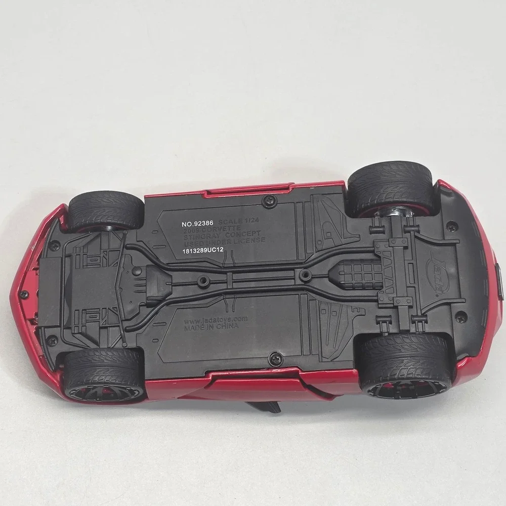 Jada Toys 2009 Corvette Stingray Concept Red 1/24 Diecast Car 92386 Muscle